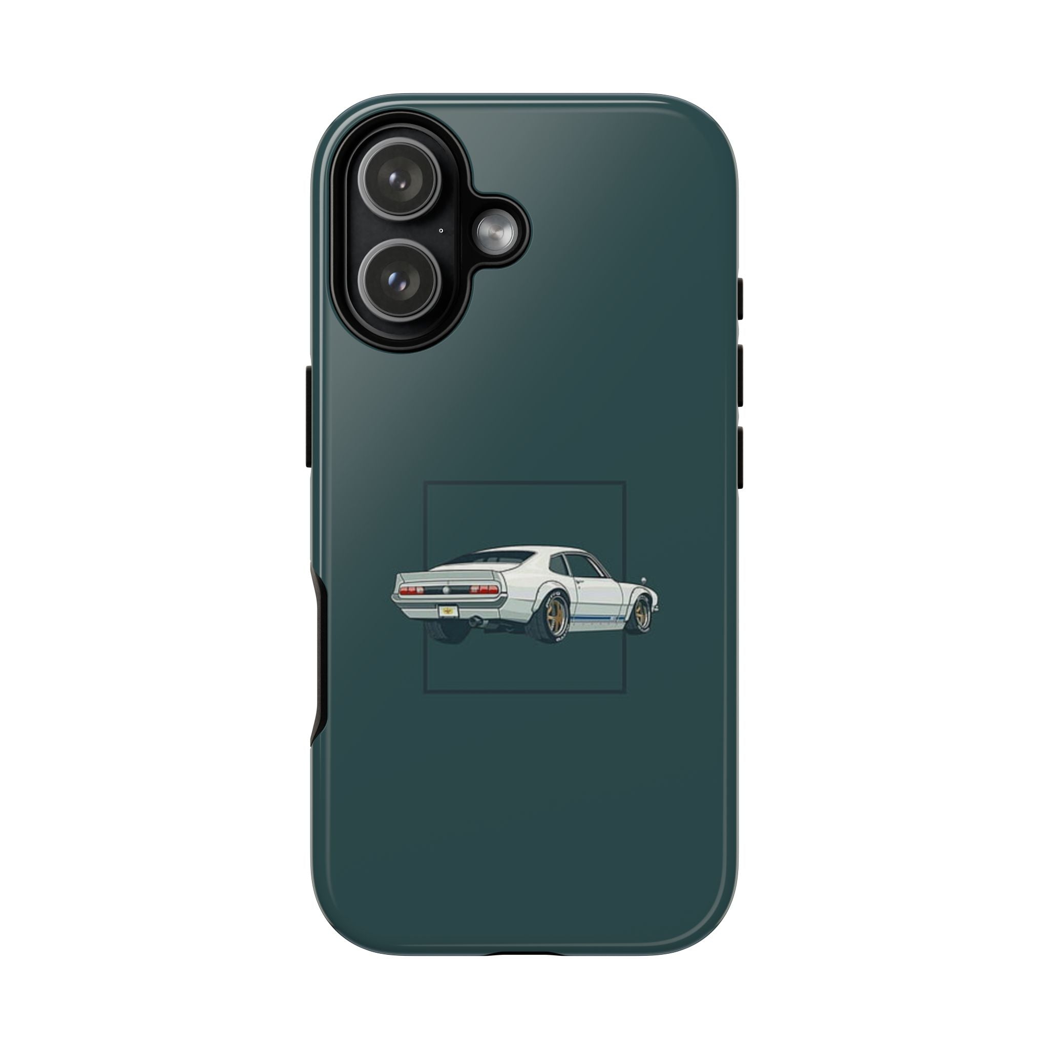 Retro White Muscle Car Phone Case